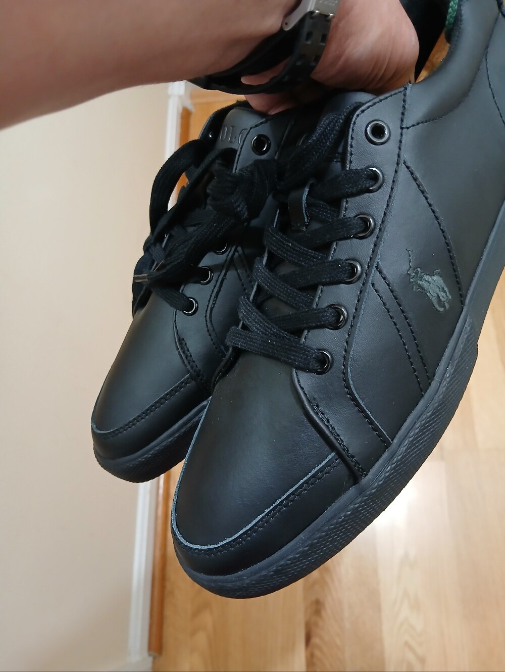 Polo X Ralph Lauren Hugh Leather Low-Top Shoes Athletic/Casual Shoes 12 for Men - Picture 6 of 12